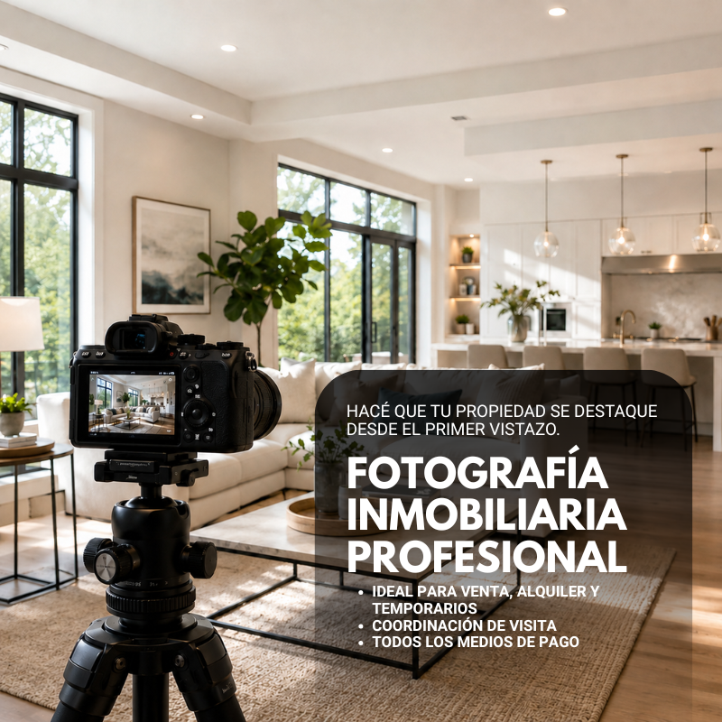 Fotografía inmobiliaria profesional